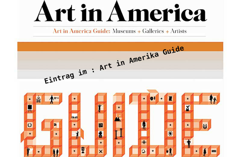 Entrada em Art in Amerika Guide Dezember 2020 - Simone von Anhalt - Kunstmalerin München