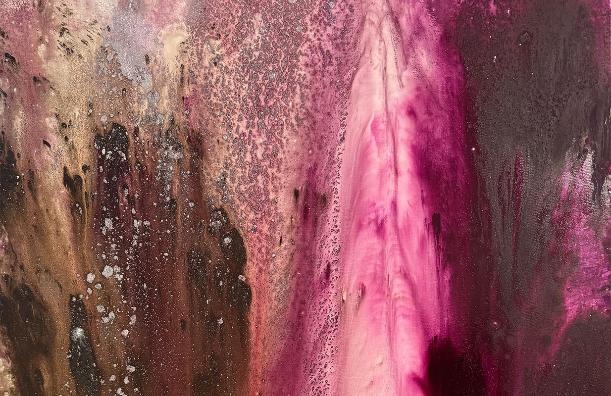 Der verzauberte Diamant - Simone von Anhalt - abstract Artpainter - abstrakte Malerei - Acrylmalerei - Kunstmalerin München